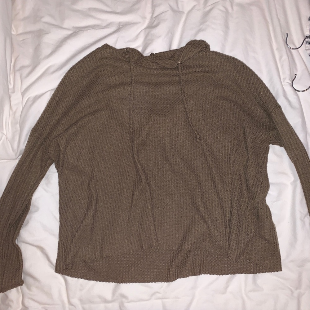 Urban Outfitters Army Green Hooded Sweater